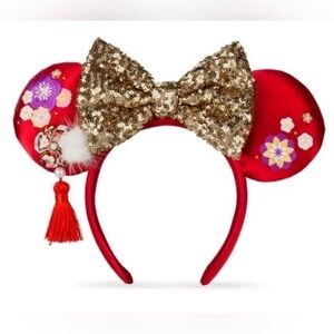 Disney Park Minnie Mouse Ear Headband for Adults – Lunar New Year 2022 Authentic